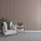 Ekena Millwork 48H x 1/4T Adjustable Wood Slat Wall Panel Kit w/ 4W Slats, Walnut contains 11 Slats SWW55X48X0250WA - alternate 1